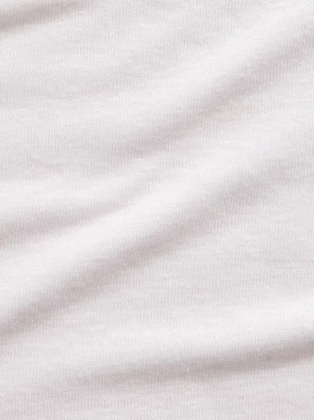 T-shirt met relaxte pasvorm van linnenmix