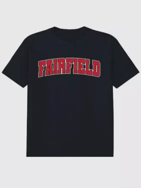 T-shirt met secundaire afbeelding van het Arch Logo van Fairfield University
