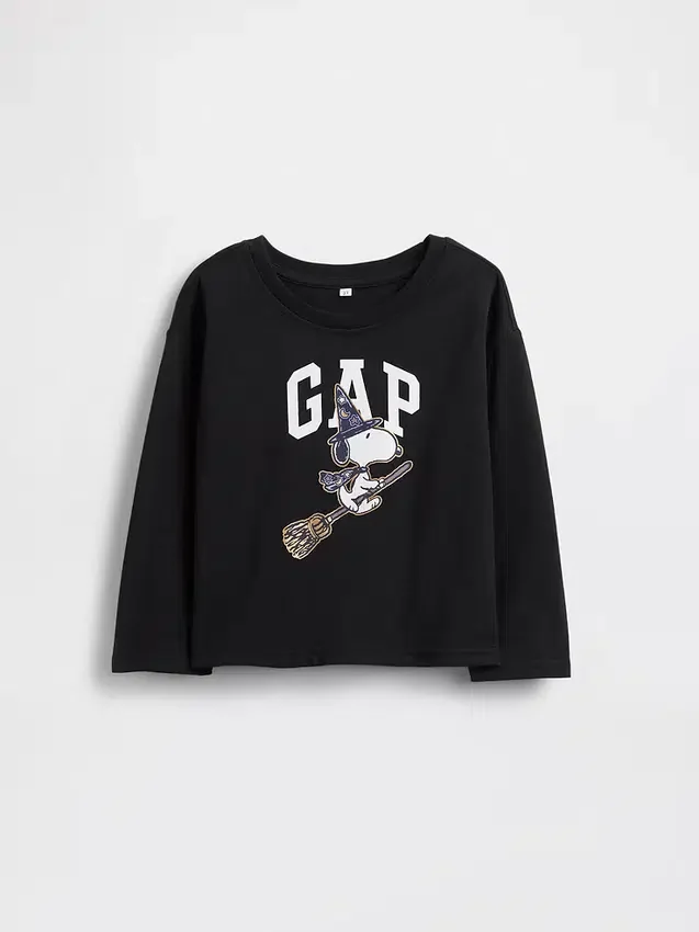 T-shirt met Snoopy-Halloween-logo voor Baby & Peuter