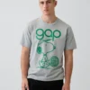 T-shirt met Snoopy-logo en relaxte print