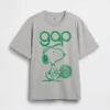 T-shirt met Snoopy-logo en relaxte print