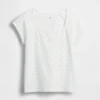 T-shirt met vierkante hals voor kinderen