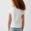 T-shirt met vierkante hals voor kinderen