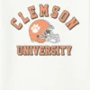 T-shirt met vintage voetbalafbeelding van Clemson University