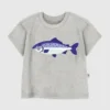 T-shirt met visprint voor peuters