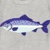 T-shirt met visprint voor peuters