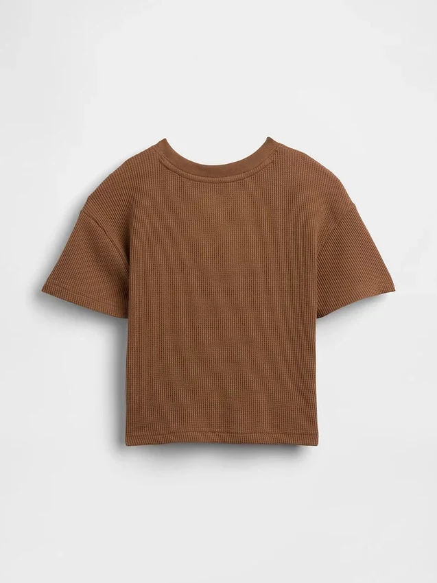 T-shirt met wafelstructuur voor Baby & Peuter