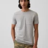 T-shirt met zak van biologisch katoen voor volwassenen