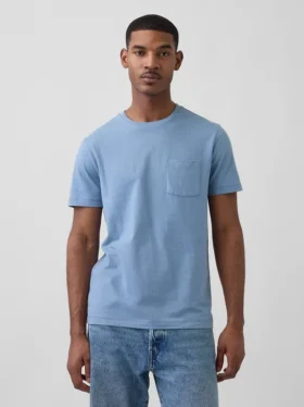 T-shirt met zak van biologisch katoen voor volwassenen