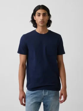 T-shirt met zak van biologisch katoen voor volwassenen