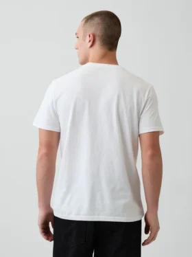 T-shirt met zak van biologisch katoen voor volwassenen