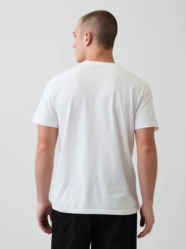 T-shirt met zak van biologisch katoen voor volwassenen