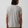 T-shirt met zak van biologisch katoen voor volwassenen