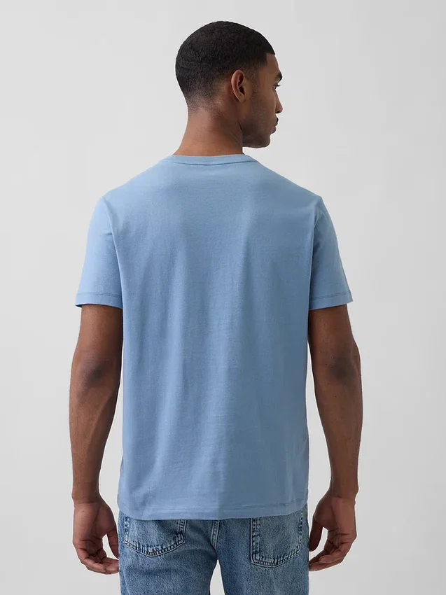 T-shirt met zak van biologisch katoen voor volwassenen