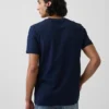 T-shirt met zak van biologisch katoen voor volwassenen
