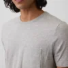 T-shirt met zak van biologisch katoen voor volwassenen