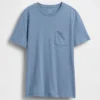 T-shirt met zak van biologisch katoen voor volwassenen