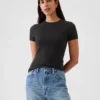 T-shirt van dichtgeweven jersey