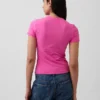 T-shirt van dichtgeweven jersey