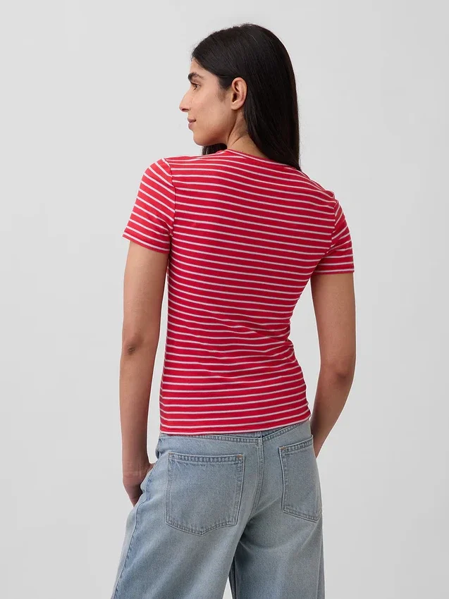 T-shirt van dichtgeweven jersey