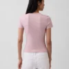 T-shirt van dichtgeweven jersey