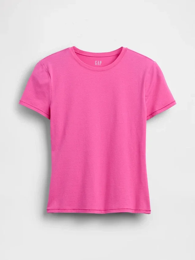T-shirt van dichtgeweven jersey