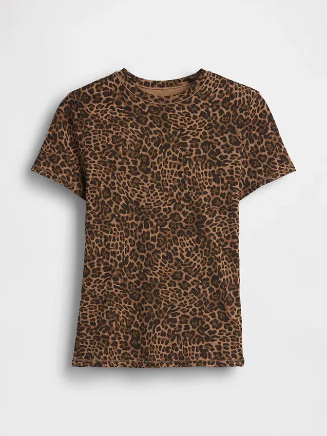T-shirt van dichtgeweven jersey