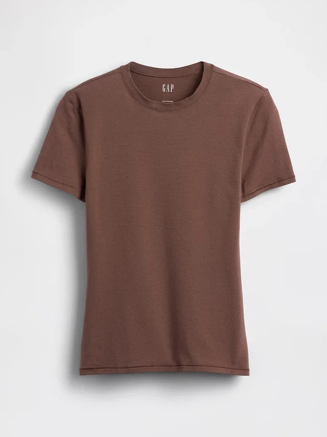 T-shirt van dichtgeweven jersey