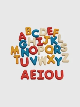 Taalvaardigheidsset met hoofdletters