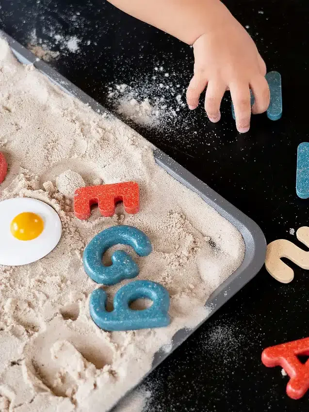 Taalvaardigheidsset met hoofdletters