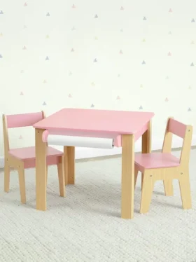 Tafel- en 2-stoelenset voor peuters
