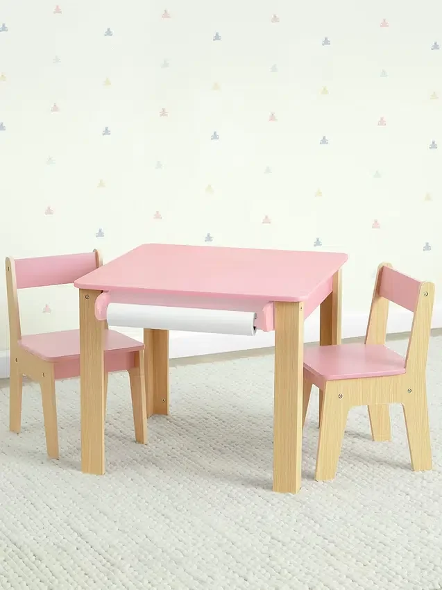 Tafel- en 2-stoelenset voor peuters