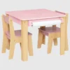 Tafel- en 2-stoelenset voor peuters