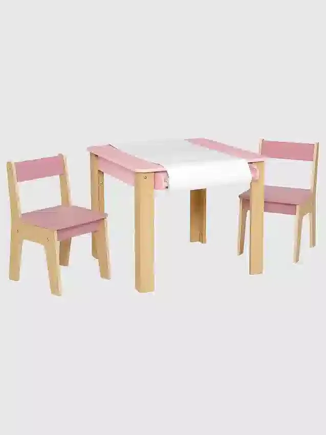 Tafel- en 2-stoelenset voor peuters