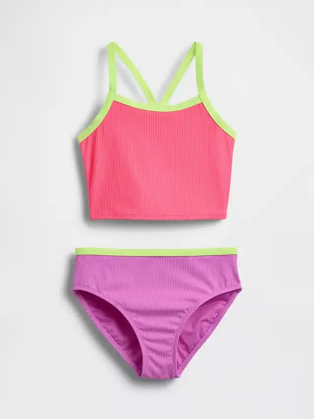 Tankini-zwempak voor kinderen, tweedelig