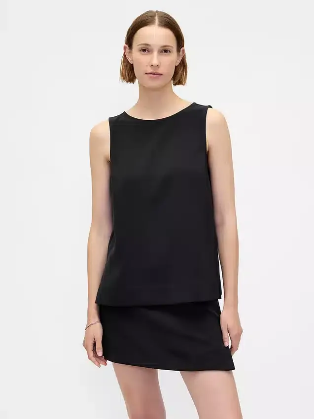 Tanktop met boothals