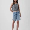 Tanktop van katoenen gaas met racerback
