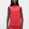 Tanktop van linnenmix