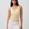 Tanktop van linnenmix