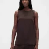 Tanktop van linnenmix