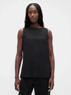 Tanktop van linnenmix
