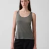 Tanktop van linnenmix