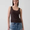 Tanktop van linnenmix