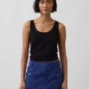 Tanktop van linnenmix