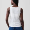 Tanktop van linnenmix