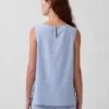 Tanktop van linnenmix