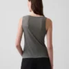 Tanktop van linnenmix