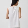 Tanktop van linnenmix
