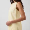 Tanktop van linnenmix