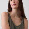 Tanktop van linnenmix